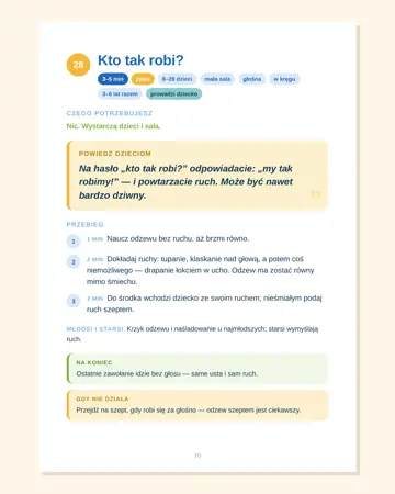Kto tak robi? — przykładowa zabawa